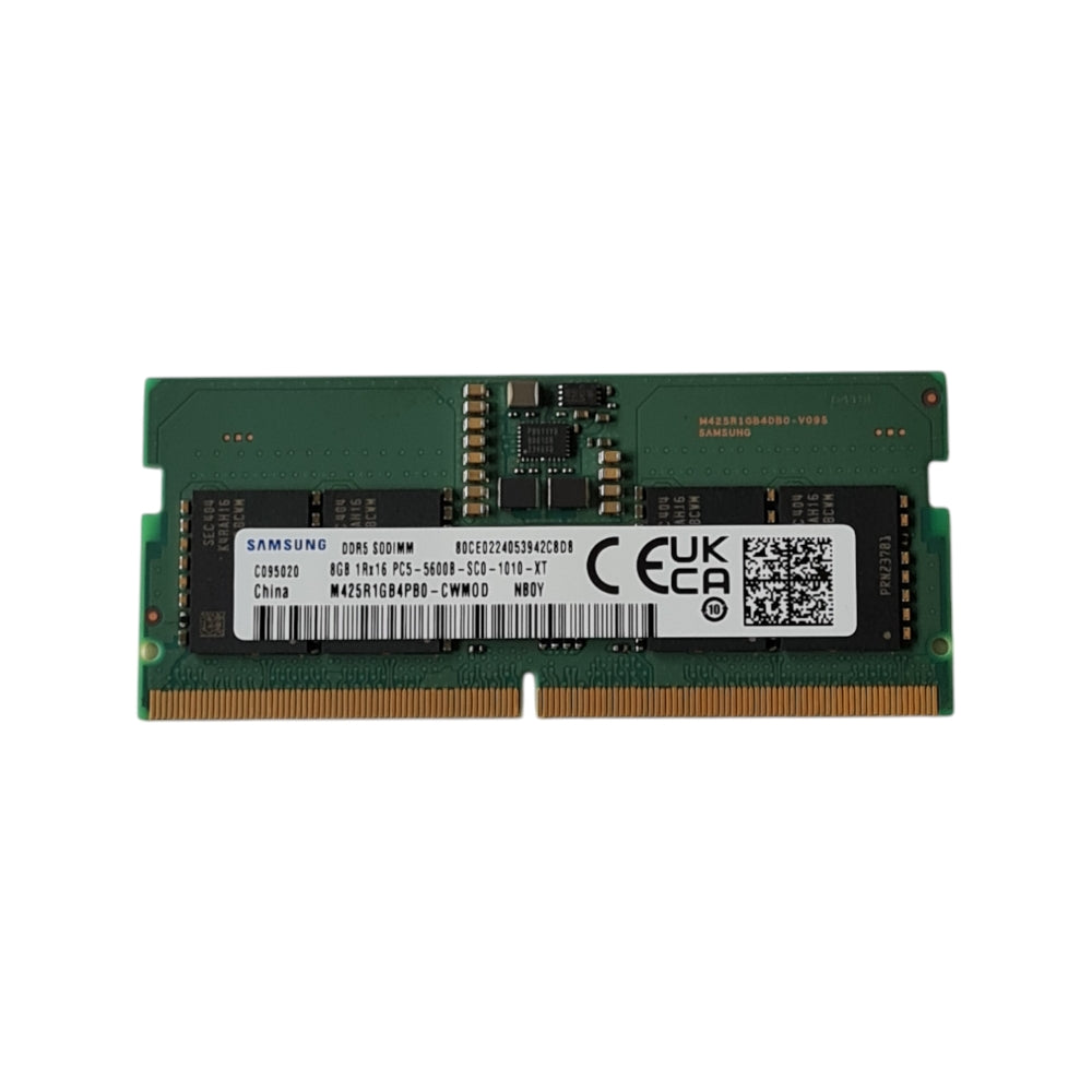 Samsung 8GB DDR5 5600MHz SO-DIMM Laptop Memory Module (M425R1GB4PB0-CWM) Samsung 8GB DDR5 5600MHz SO-DIMM Laptop Memory Module (M425R1GB4PB0-CWM)